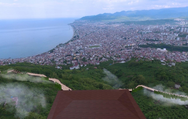 Ordu Boztepe'ye 12 bin 500 basamaklı merdiven